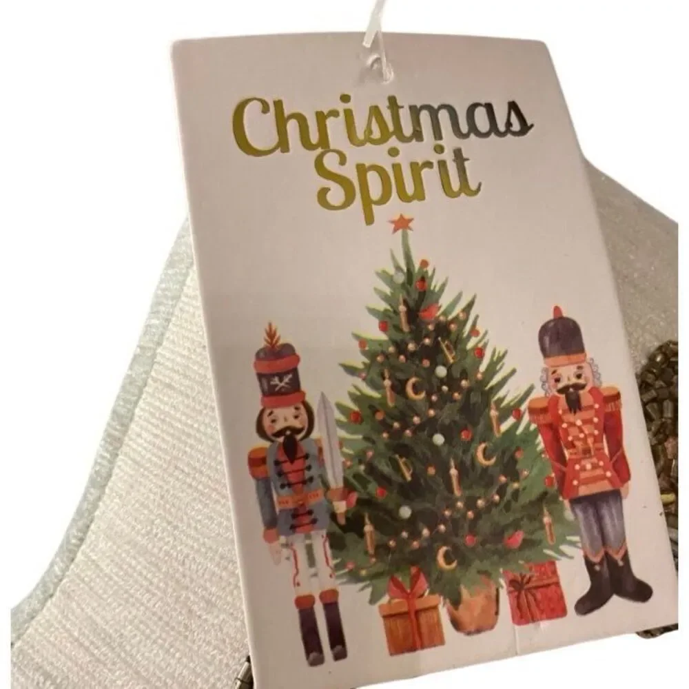 Nwt Mireille Designs Nutcracker Christmas Pillow Beaded Holiday Decor 17 Inch